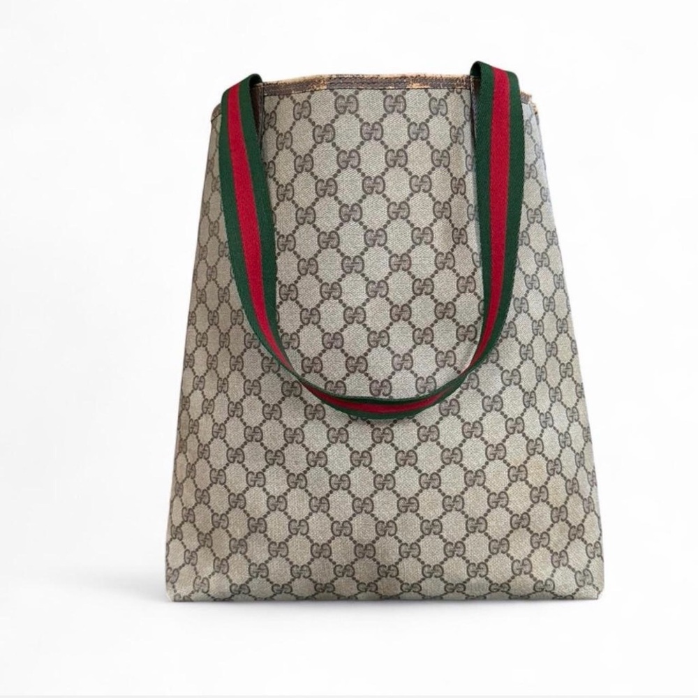 Gucci GG Supreme Sherry Line Monogram Tote - Picture 5 of 16